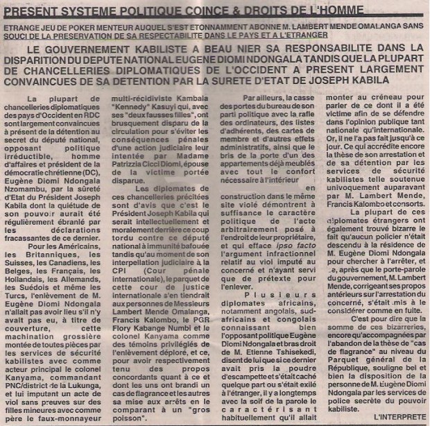 L'INTERPRETE N°1146