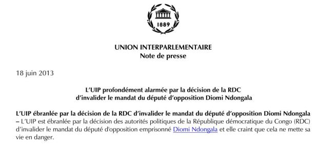 COMMUNIQUE DU 18.06.13 UIP FR 1