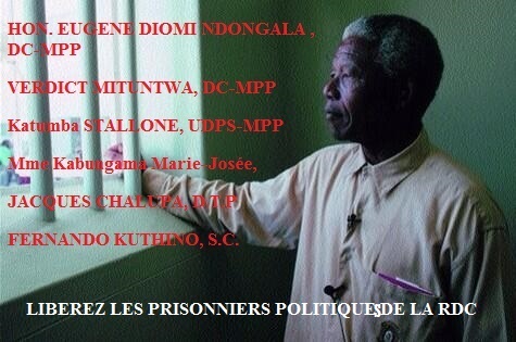 NELSON MANDELA PRISONNIER POLITIQUE.RDC