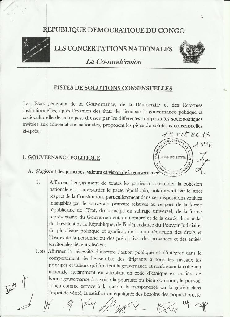 RAPPORT CONCERTATIONS NATIONALES 1 001