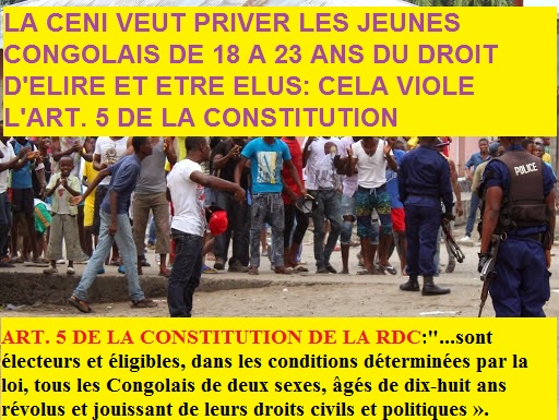 droit de vote des jeunes de 18 - 23 ans