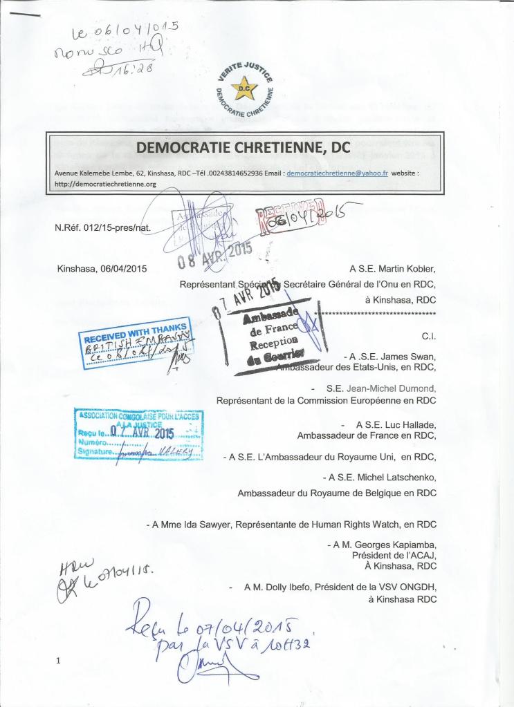 ACCUSEES DE RECEPTION COMMUNIQUE DC FOSSE COMMUNE 1 001