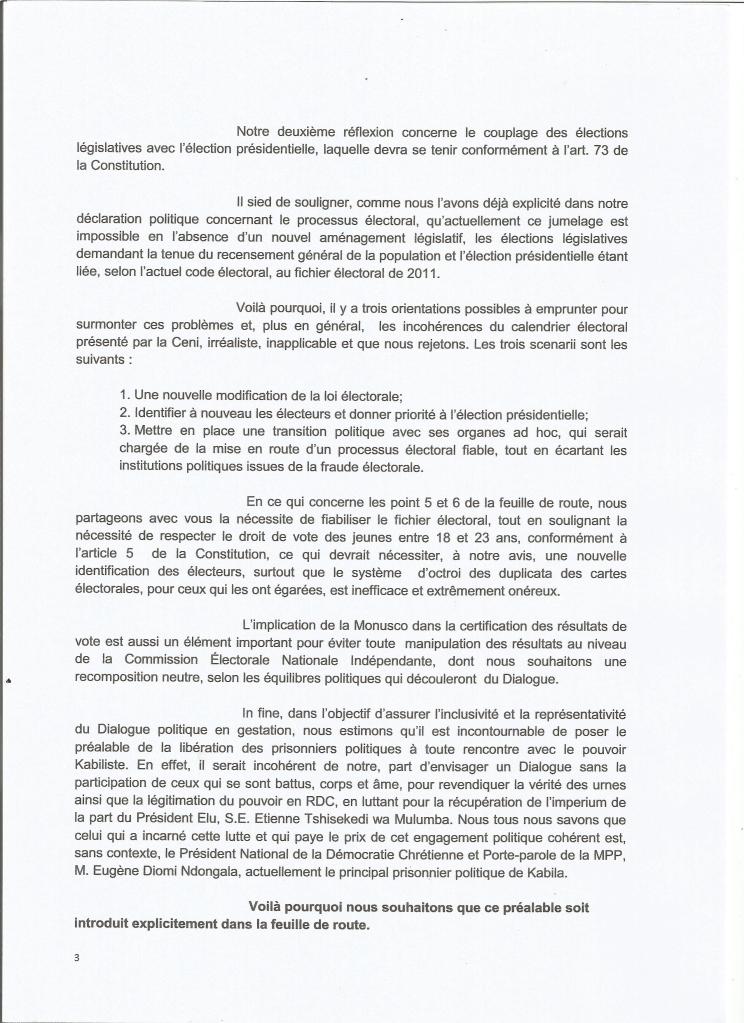 LETTRE A MAVUBGU REACTION D-MPP FEUILLE DE ROUTE .3    001