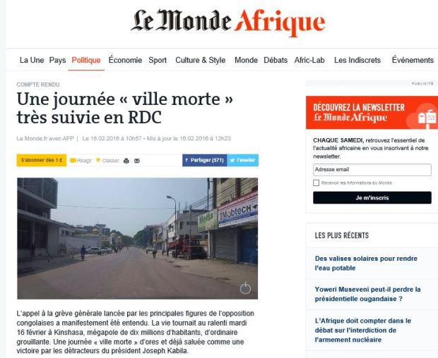 http://www.lemonde.fr/afrique/article/2016/02/16/l-appel-a-la-greve-generale-suivi-en-rdc_4866138_3212.html