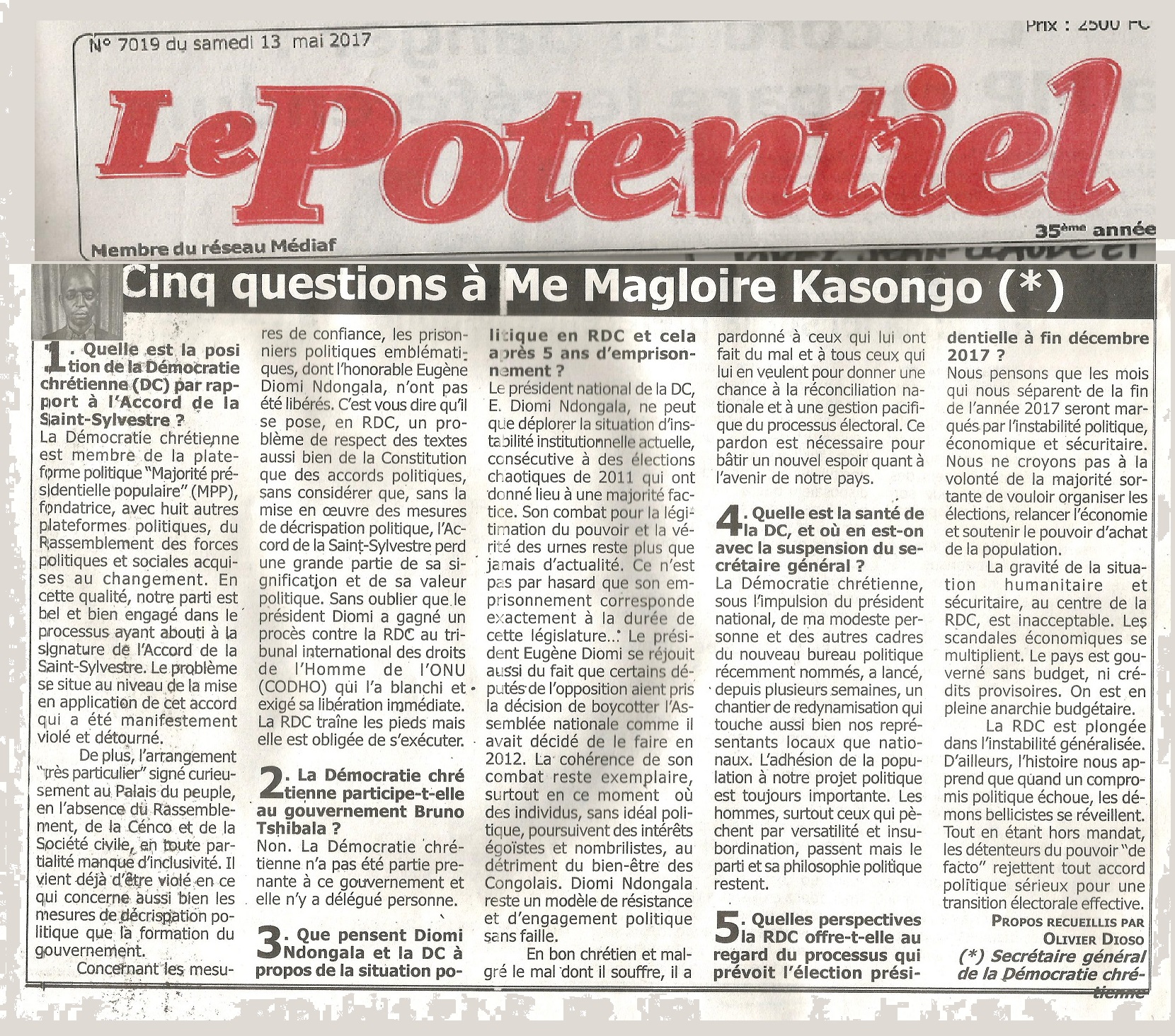 LE POTENTIEL 130517 MAGLOIRE