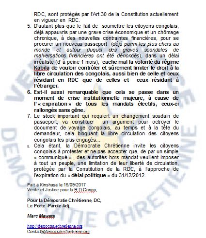 communique dc 150917 2