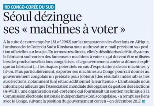 MACHINE A VOTER SEOUL